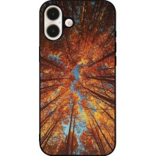 Coque iPhone 16 Plus - Silicone rigide noir Autumn 25 Trees
