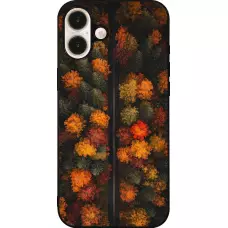 Coque iPhone 16 Plus - Silicone rigide noir Autumn 26 Road in autumn