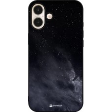 iPhone 16 Plus Case Hülle - Silikon schwarz Black Sky Clouds