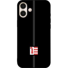 iPhone 16 Plus Case Hülle - Silikon schwarz Kanton JU schwarz