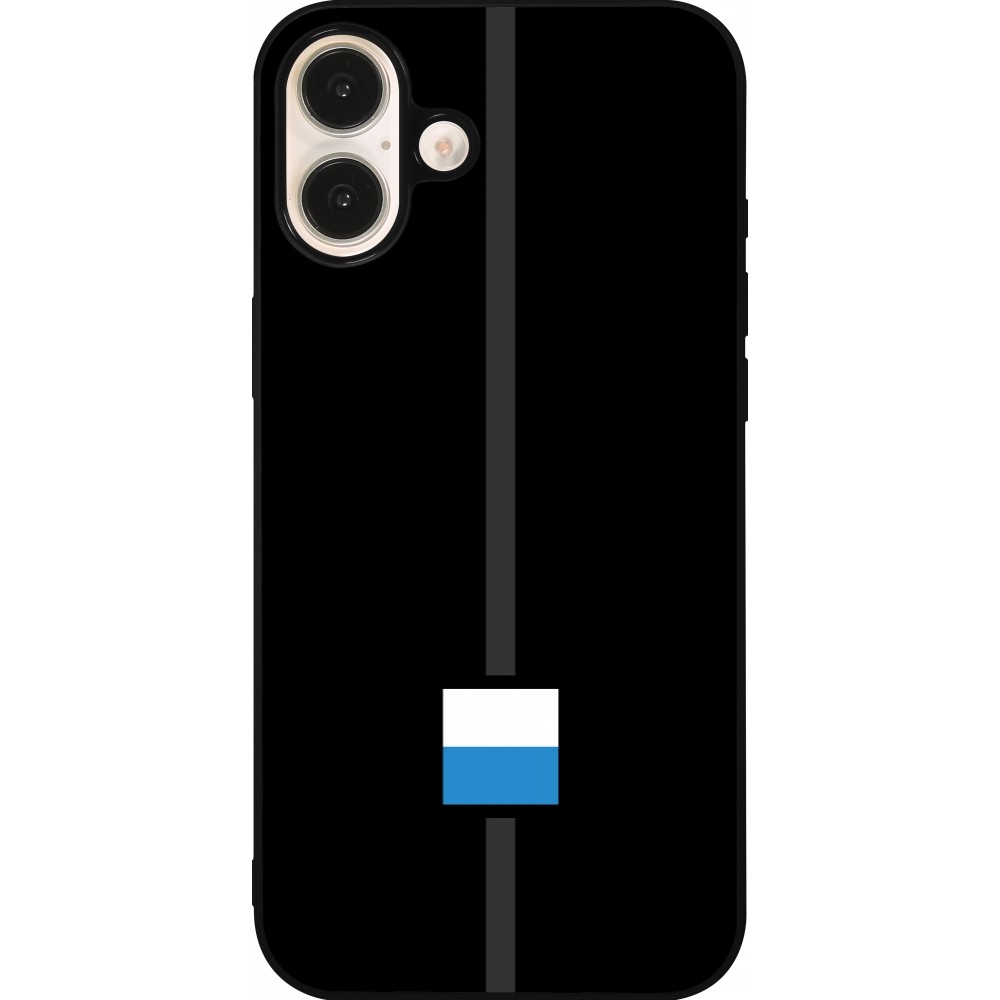 iPhone 16 Plus Case Hülle - Silikon schwarz Kanton LU schwarz