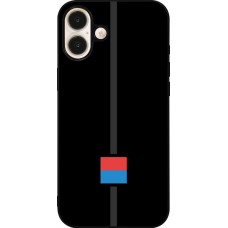Coque iPhone 16 Plus - Silicone rigide noir Canton TI noir