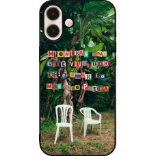 Coque iPhone 16 Plus - Silicone rigide noir Chairs DTMF