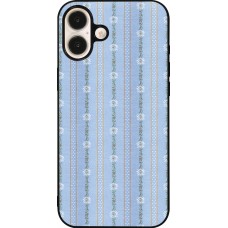 iPhone 16 Plus Case Hülle - Silikon schwarz Edelweiss