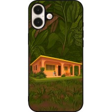 iPhone 16 Plus Case Hülle - Silikon schwarz Benitos house DTMF
