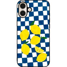 Coque iPhone 16 Plus - Silicone rigide noir Illustration lemons 2026
