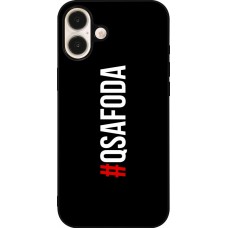 Coque iPhone 16 Plus - Silicone rigide noir Qsafoda 1