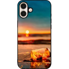Coque iPhone 16 Plus - Silicone rigide noir Summer 2021 16