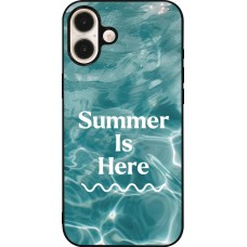 iPhone 16 Plus Case Hülle - Silikon schwarz Summer 2025 Summer is here
