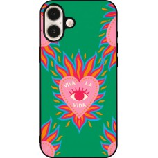 iPhone 16 Plus Case Hülle - Silikon schwarz Viva la vida 2026
