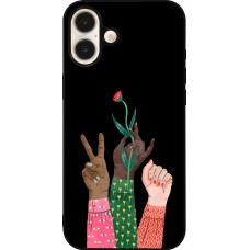 iPhone 16 Plus Case Hülle - Silikon schwarz Womens day 2026 2