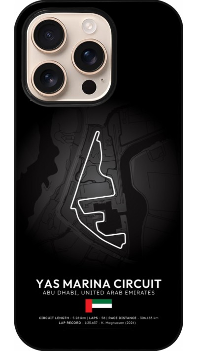 Coque iPhone 16 Pro - F1 Track 2025 Abu Dhabi