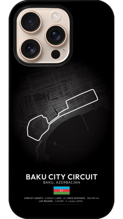Coque iPhone 16 Pro - F1 Track 2025 Azerbaijan