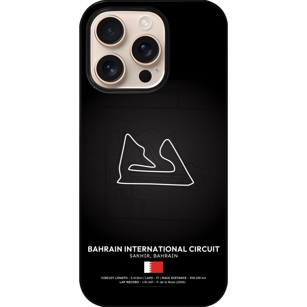 Coque iPhone 16 Pro - F1 Track 2025 Bahrain