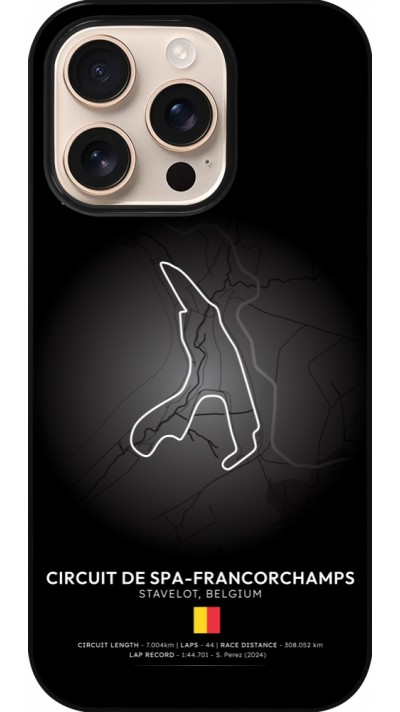 Coque iPhone 16 Pro - F1 Track 2025 Belgium