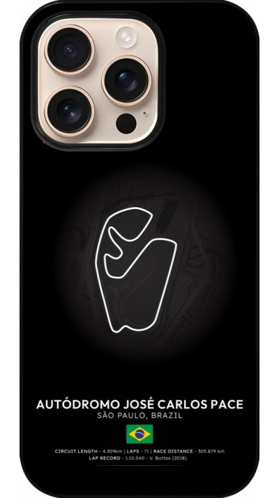 Coque iPhone 16 Pro - F1 Track 2025 Brazil