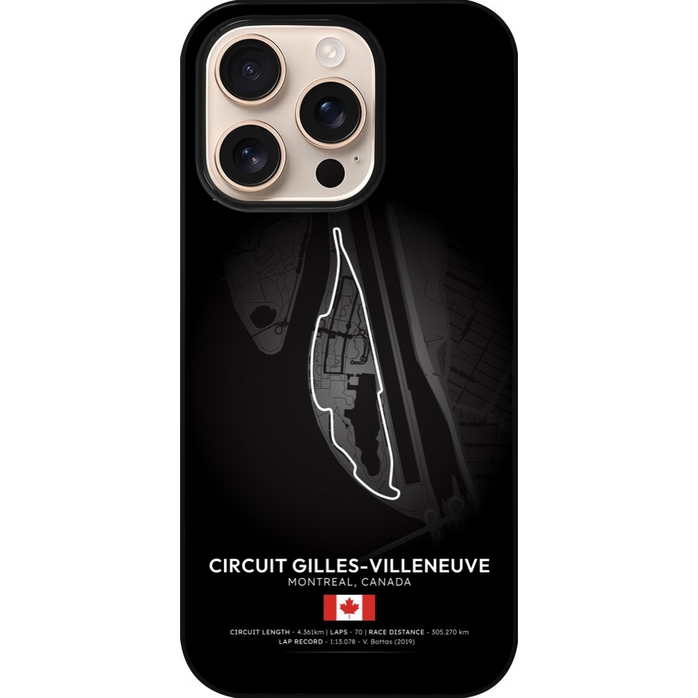Coque iPhone 16 Pro - F1 Track 2025 Canada