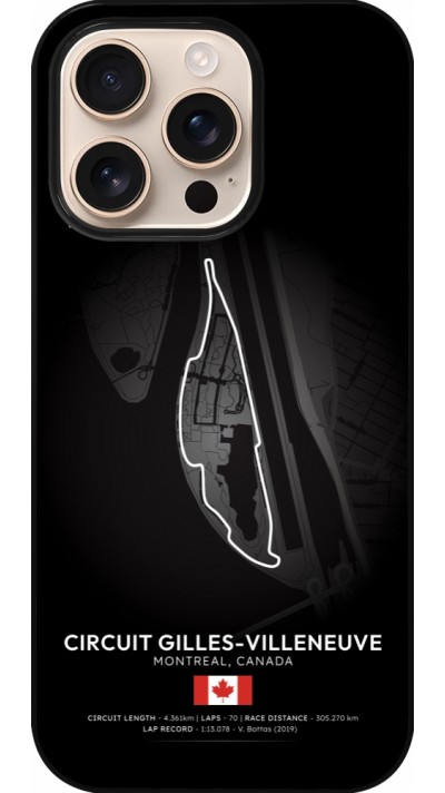 Coque iPhone 16 Pro - F1 Track 2025 Canada