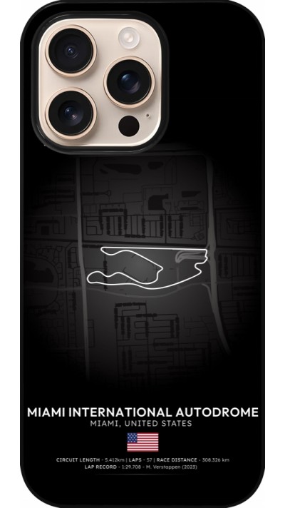 Coque iPhone 16 Pro - F1 Track 2025 Miami