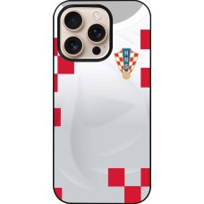 iPhone 16 Pro Case Hülle - Kroatien 2022 personalisierbares Fussballtrikot