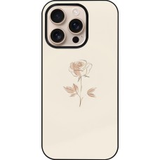 Coque iPhone 16 Pro - Sable Rose Minimaliste