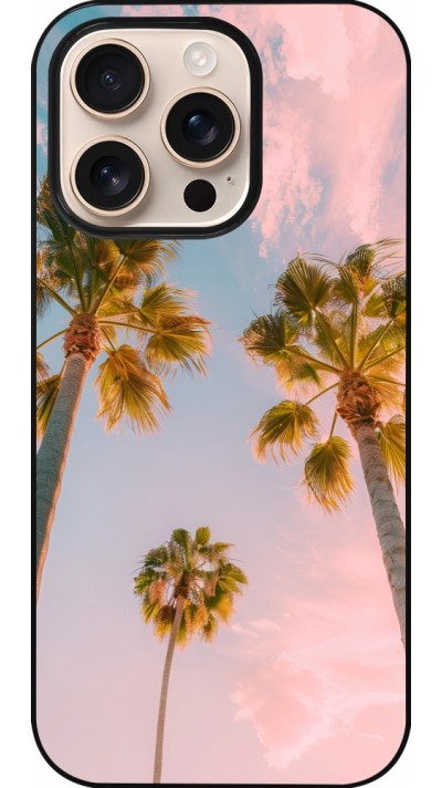 Coque iPhone 16 Pro - Summer 2025 Palmiers