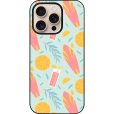 Coque iPhone 16 Pro - Summer 2025 Pattern citron