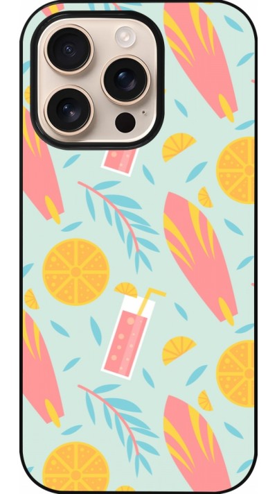 Coque iPhone 16 Pro - Summer 2025 Pattern citron