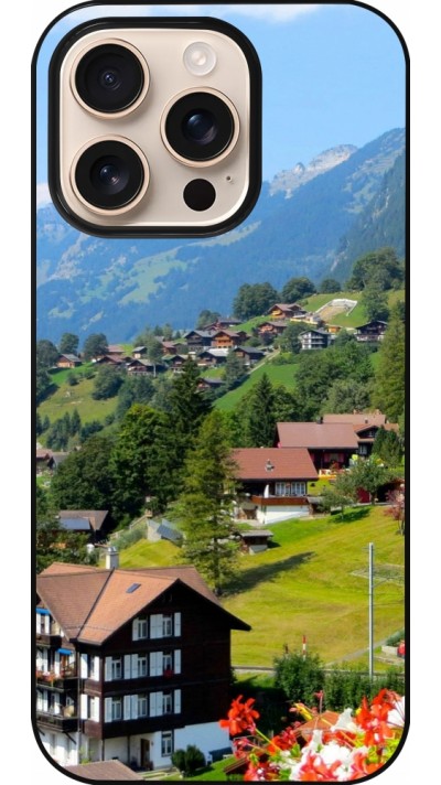Coque iPhone 16 Pro - Fête Nationale Suisse Paysage