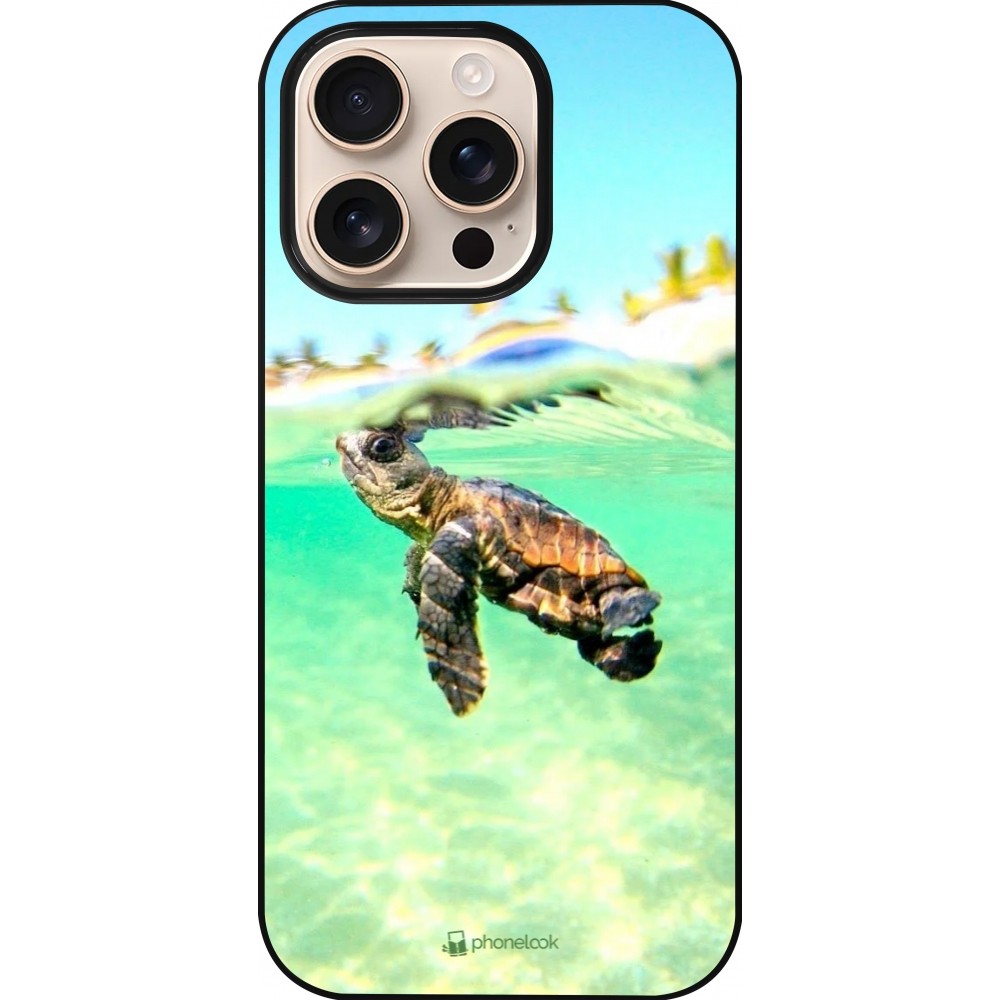 iPhone 16 Pro Case Hülle - Turtle Underwater