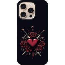 iPhone 16 Pro Case Hülle - Valentine 2024 gothic love