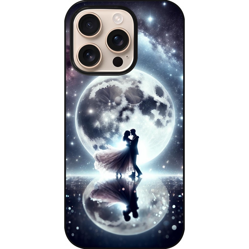iPhone 16 Pro Case Hülle - Valentin 2024 Liebe unter dem Mond