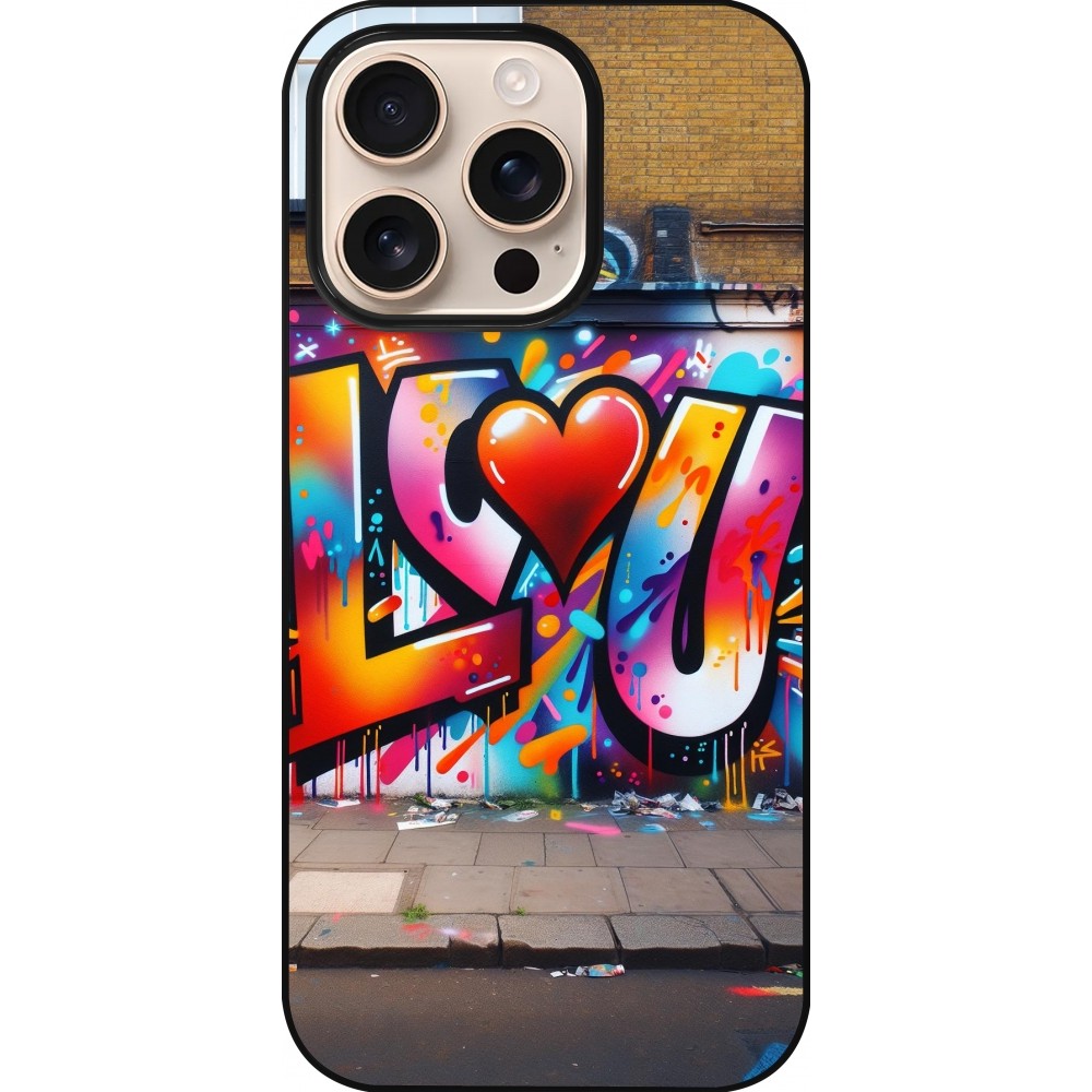 iPhone 16 Pro Case Hülle - Valentin 2025 Liebe U Tag