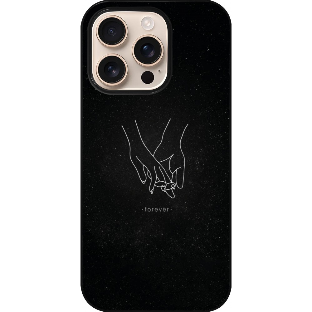 iPhone 16 Pro Case Hülle - Valentine 2023 hands forever