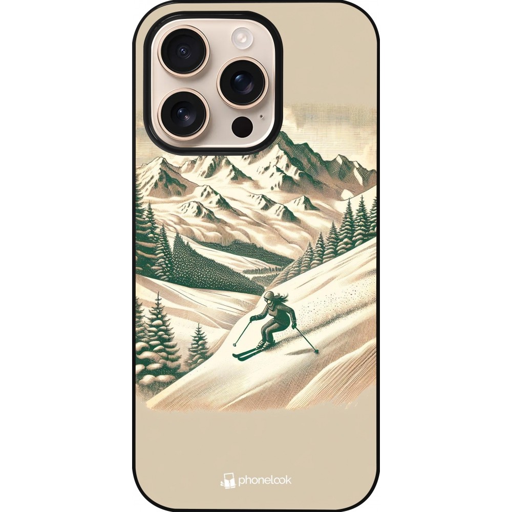 iPhone 16 Pro Case Hülle - Vintage Skiberg