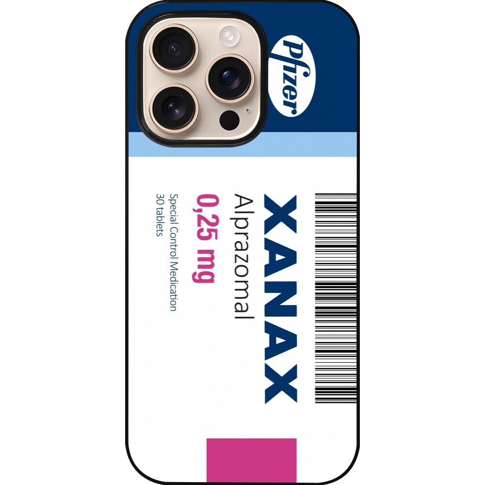 Coque iPhone 16 Pro - Xanax Alprazolam 2025
