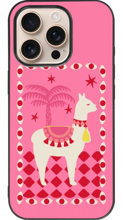 iPhone 16 Pro Case Hülle - Silikon schwarz Alpaca 2026