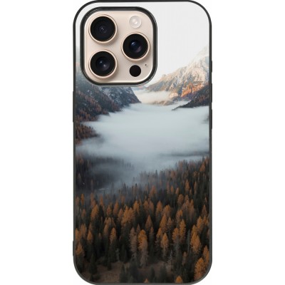 iPhone 16 Pro Case Hülle - Silikon schwarz Autumn 22 forest lanscape