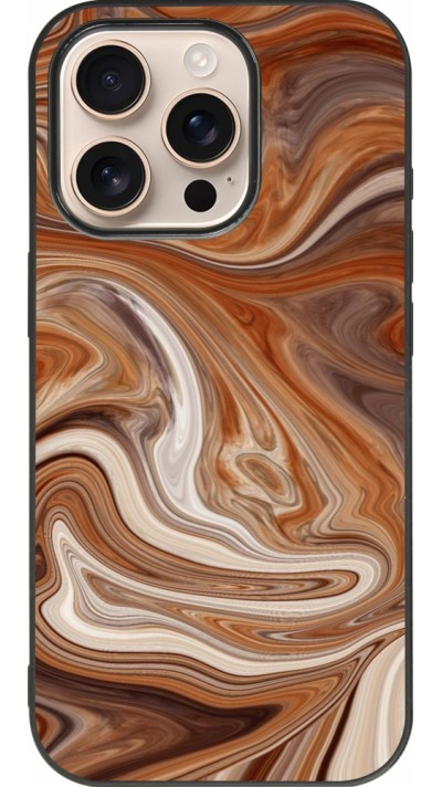 Coque iPhone 16 Pro - Silicone rigide noir Autumn 2024 marbe