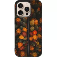 Coque iPhone 16 Pro - Silicone rigide noir Autumn 26 Road in autumn