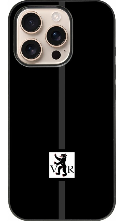 iPhone 16 Pro Case Hülle - Silikon schwarz Kanton AR schwarz