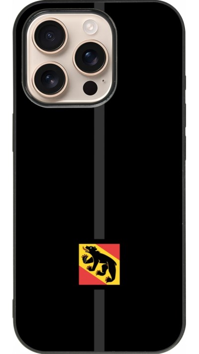 iPhone 16 Pro Case Hülle - Silikon schwarz Kanton BE schwarz