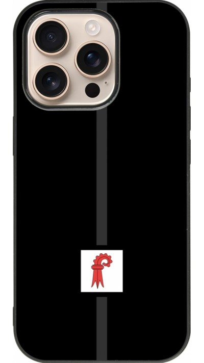 iPhone 16 Pro Case Hülle - Silikon schwarz Kanton BL schwarz