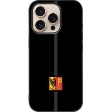 iPhone 16 Pro Case Hülle - Silikon schwarz Kanton GE schwarz