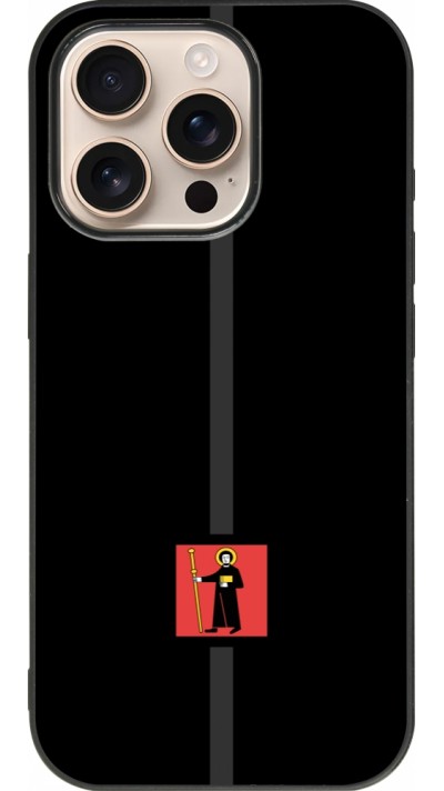 iPhone 16 Pro Case Hülle - Silikon schwarz Kanton GL schwarz