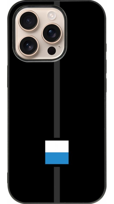 iPhone 16 Pro Case Hülle - Silikon schwarz Kanton LU schwarz