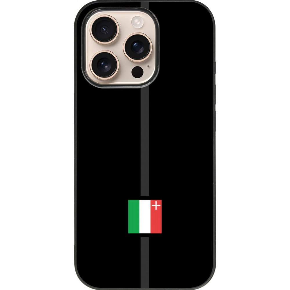iPhone 16 Pro Case Hülle - Silikon schwarz Kanton NE schwarz