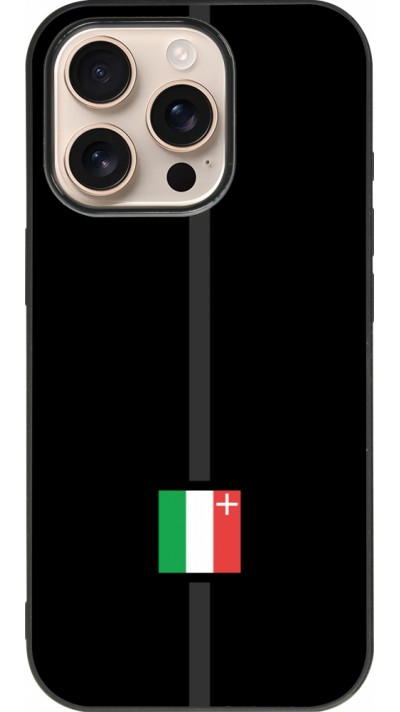 iPhone 16 Pro Case Hülle - Silikon schwarz Kanton NE schwarz
