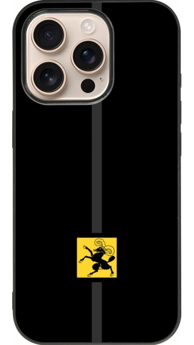 iPhone 16 Pro Case Hülle - Silikon schwarz Kanton SH schwarz