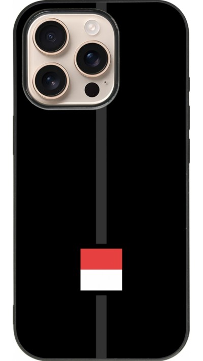 iPhone 16 Pro Case Hülle - Silikon schwarz Kanton SO schwarz